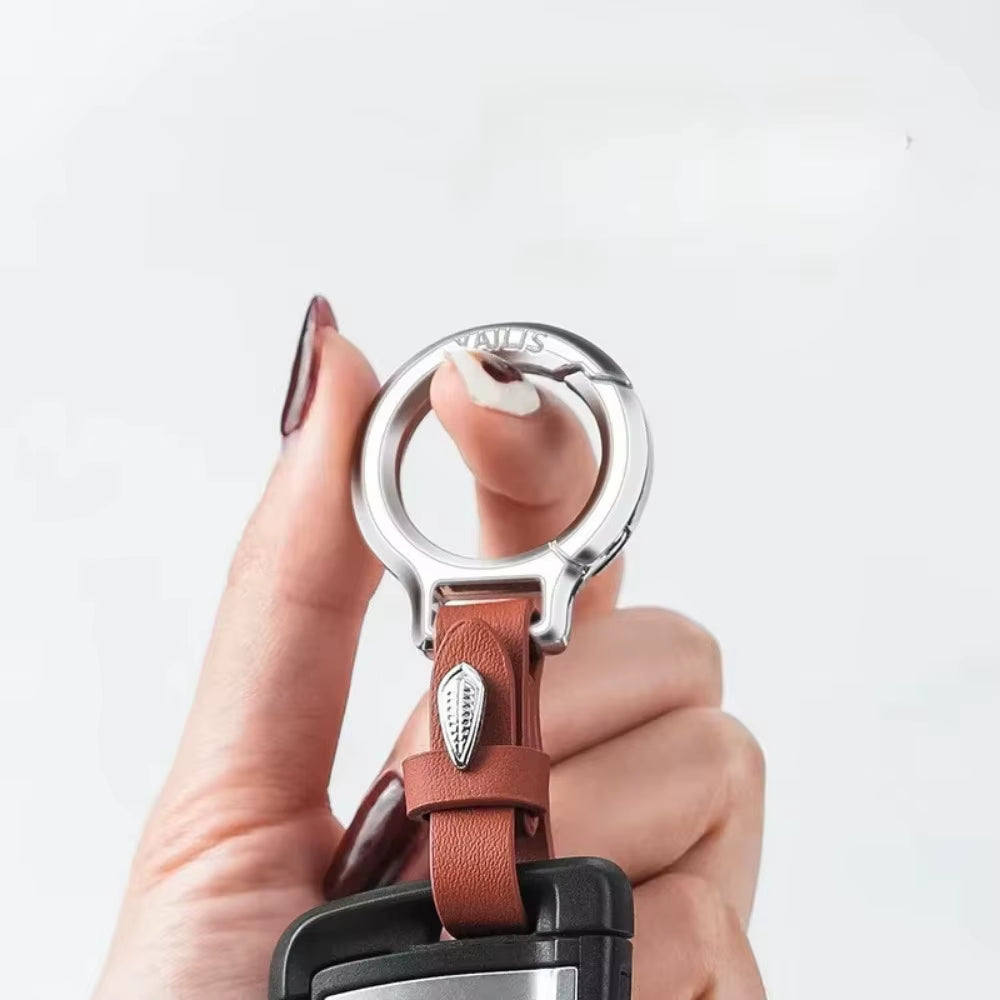 Multifunctional Car Moto Keychain - Anti-Loss Big Ring Belt Hook 
