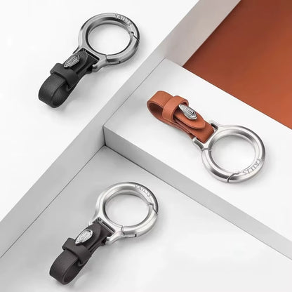 Multifunctional Car Moto Keychain - Anti-Loss Big Ring Belt Hook 